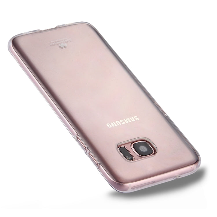 GOOSPERY JELLY CASE for Galaxy S7 Edge TPU Glitter Powder Drop-proof Protective Back Cover Case