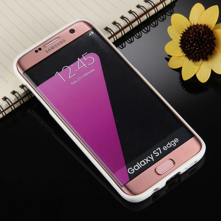 GOOSPERY JELLY CASE for Galaxy S7 Edge TPU Glitter Powder Drop-proof Protective Back Cover Case