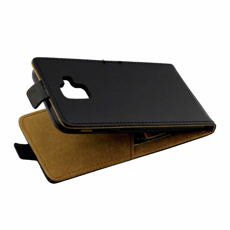 Business Style Vertical Flip TPU Leather Case  for Galaxy A6 (2018)  , with Card Slot (Black)