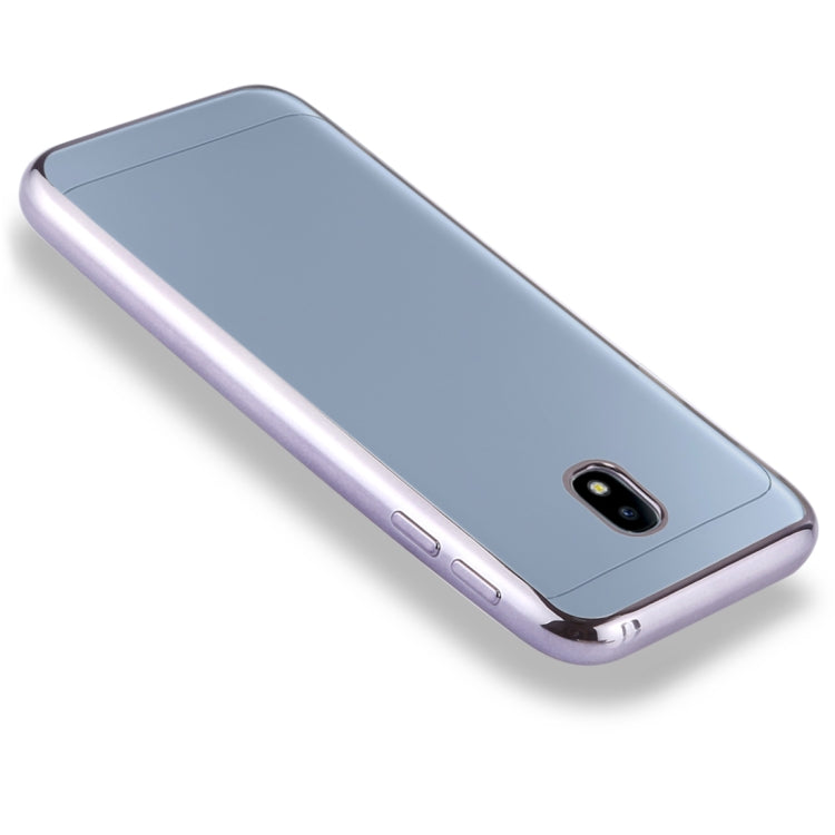 For Galaxy J7 (2017) ( EU Version) Electroplating Side TPU Protective Back Cover Case