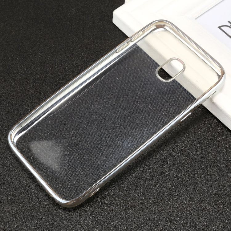 For Galaxy J7 (2017) ( EU Version) Electroplating Side TPU Protective Back Cover Case