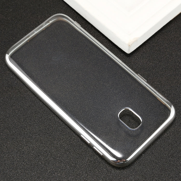 For Galaxy J7 (2017) ( EU Version) Electroplating Side TPU Protective Back Cover Case
