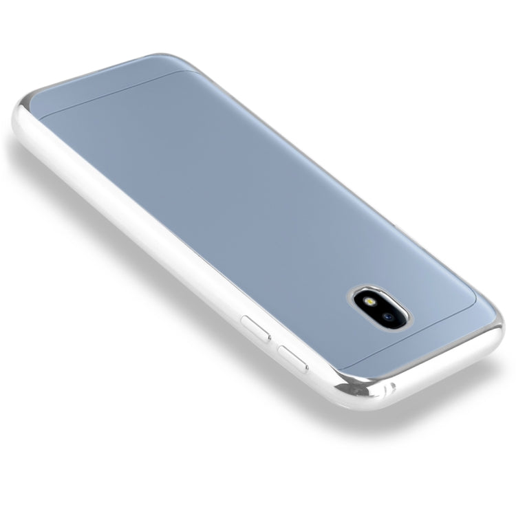 For Galaxy J7 (2017) ( EU Version) Electroplating Side TPU Protective Back Cover Case