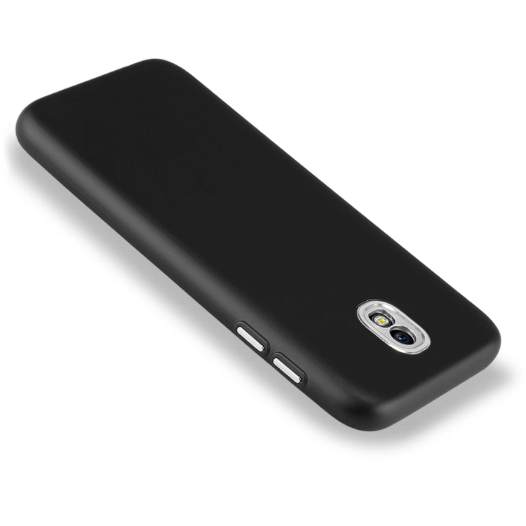 For Galaxy J3 (2017) ( EU Version) TPU Metal Button Protective Back Cover Case
