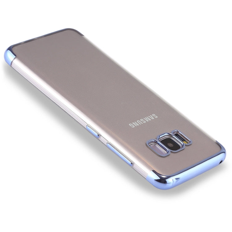 For Galaxy S8 Three Sections Electroplating Side TPU Protective Back Cover Case