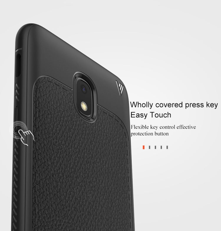 Lenuo Leshen Series Litchi Texture TPU Case for Galaxy J7 (2018)