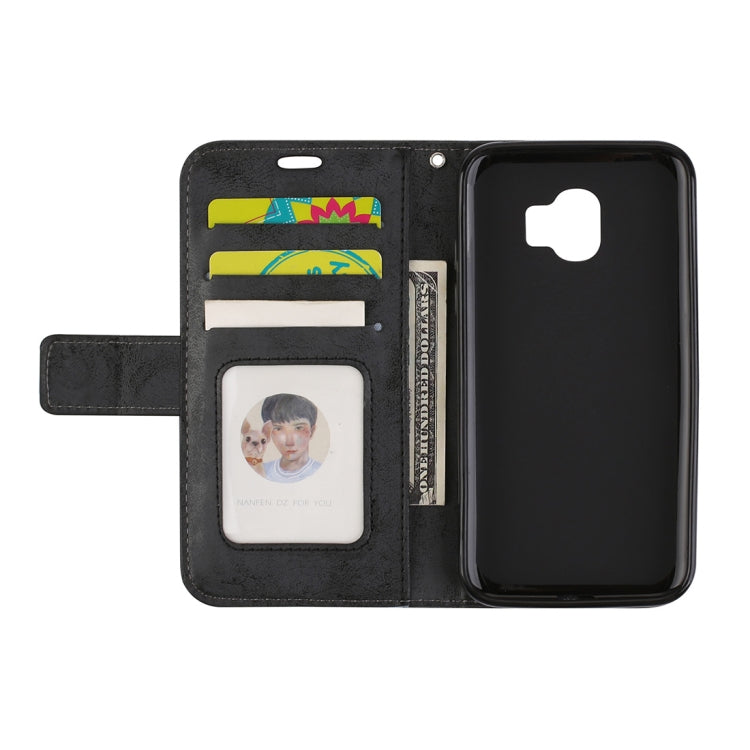 Mandragora Pattern Crystal Encrusted Horizontal Flip Leather Case for Galaxy J4 (2018) (EU Version), with Card Slot & Holder & Wallet & Lanyard