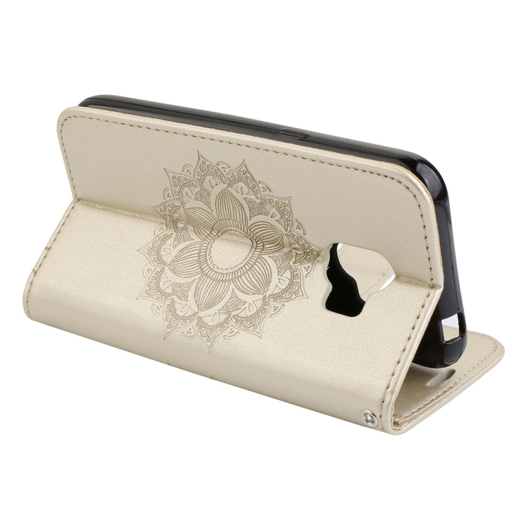 Mandragora Pattern Crystal Encrusted Horizontal Flip Leather Case for Galaxy J4 (2018) (EU Version), with Card Slot & Holder & Wallet & Lanyard