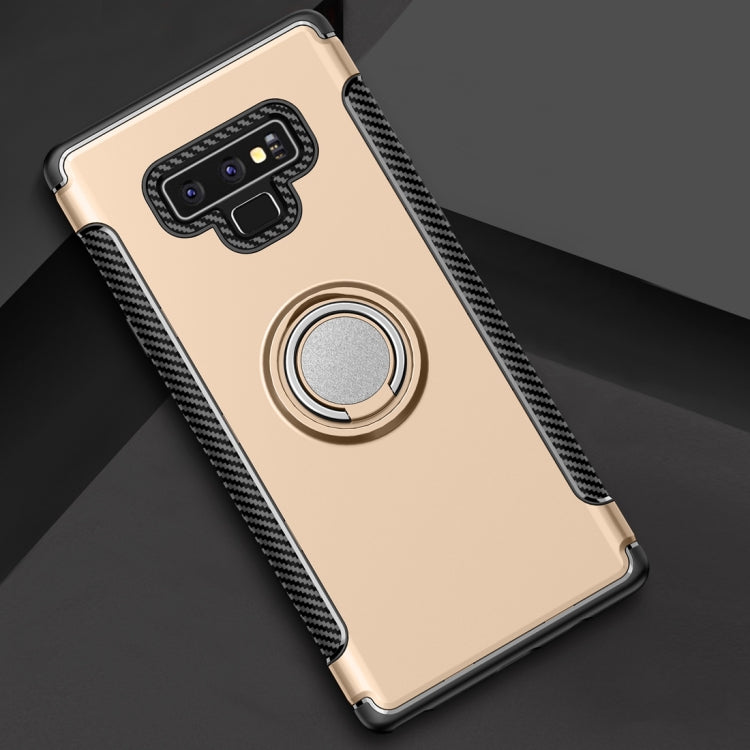 Magnetic Armor Protective Case for Galaxy Note 9, with 360 Degree Rotation Ring Holder
