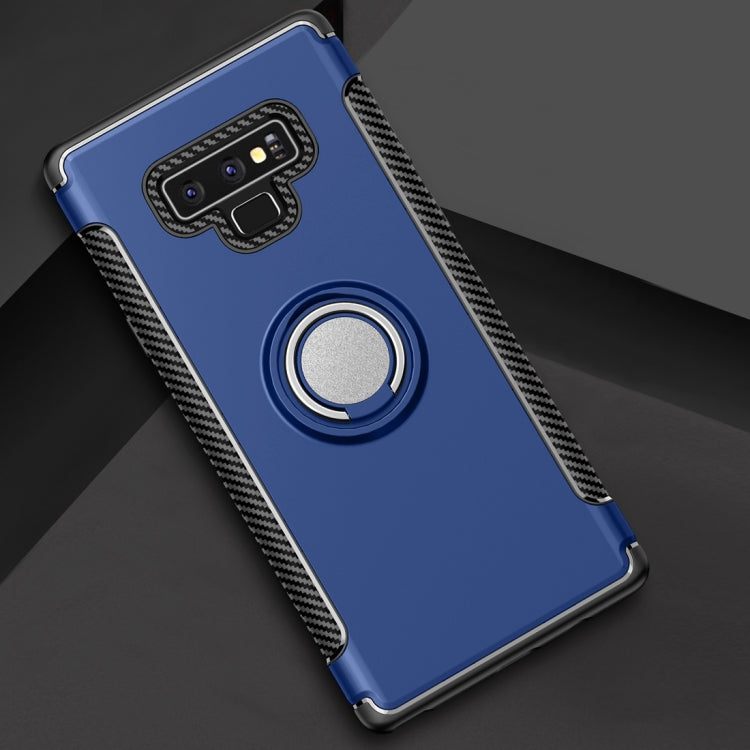 Magnetic Armor Protective Case for Galaxy Note 9, with 360 Degree Rotation Ring Holder
