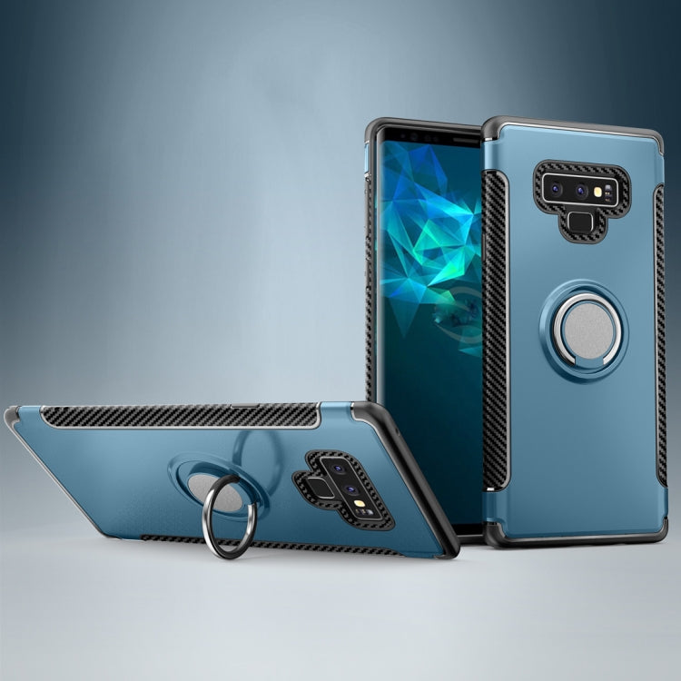 Magnetic Armor Protective Case for Galaxy Note 9, with 360 Degree Rotation Ring Holder