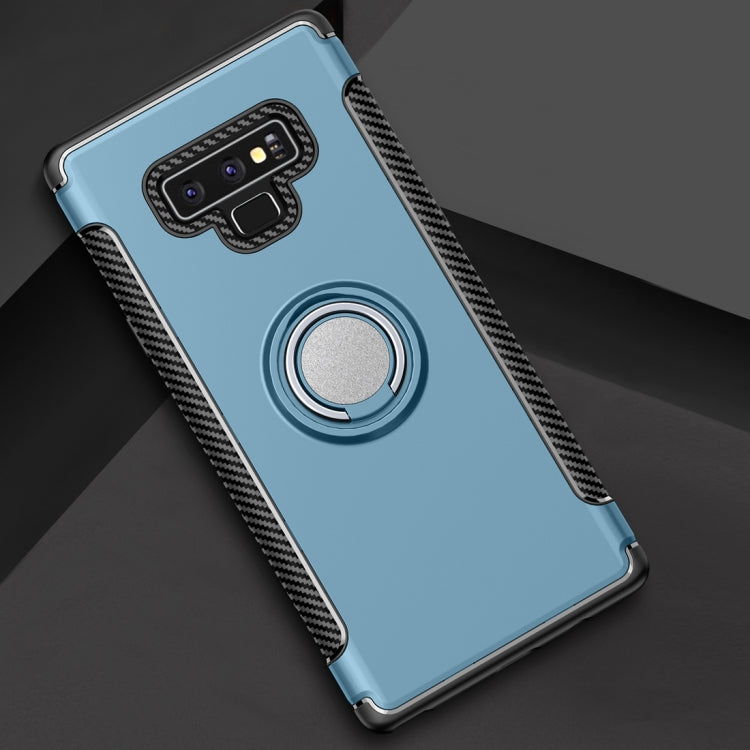 Magnetic Armor Protective Case for Galaxy Note 9, with 360 Degree Rotation Ring Holder
