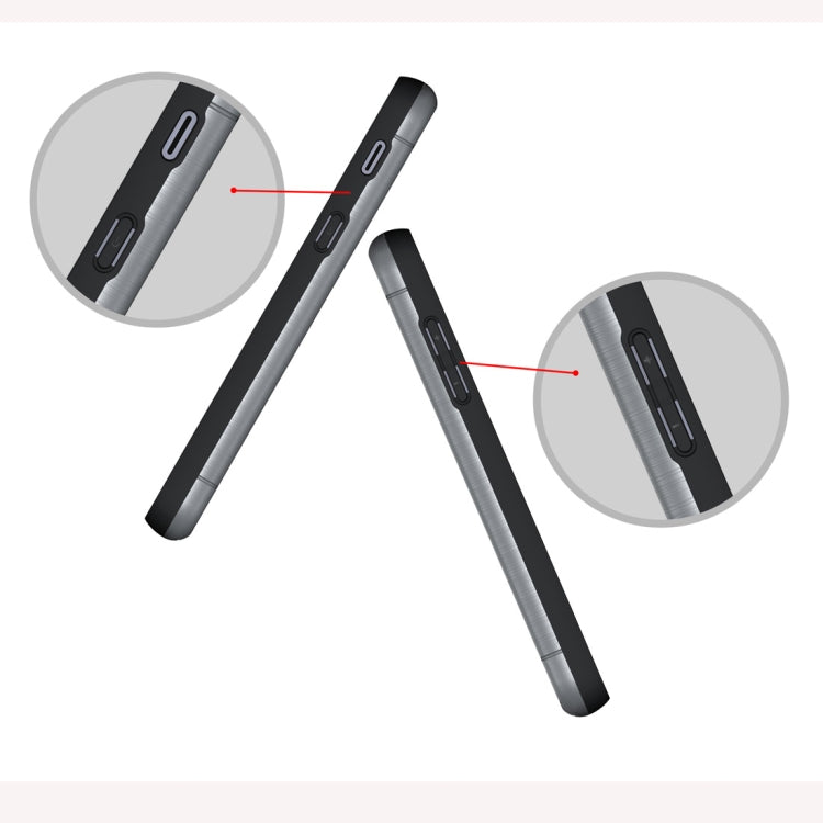 Brushed Texture Case for Galaxy J3 (2018), with Holder & Card Slot