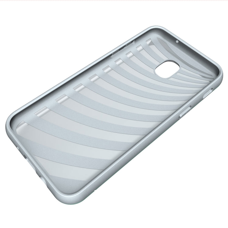 Brushed Texture Case for Galaxy J3 (2018), with Holder & Card Slot