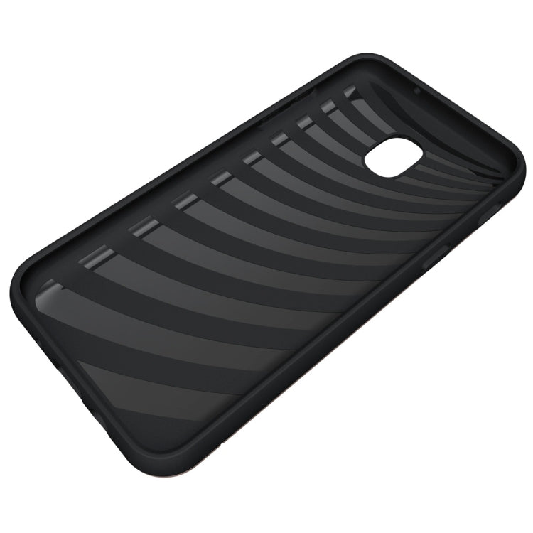Brushed Texture Case for Galaxy J3 (2018), with Holder & Card Slot