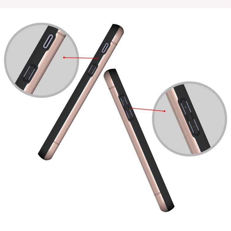Brushed Texture Case for Galaxy J3 (2018), with Holder & Card Slot