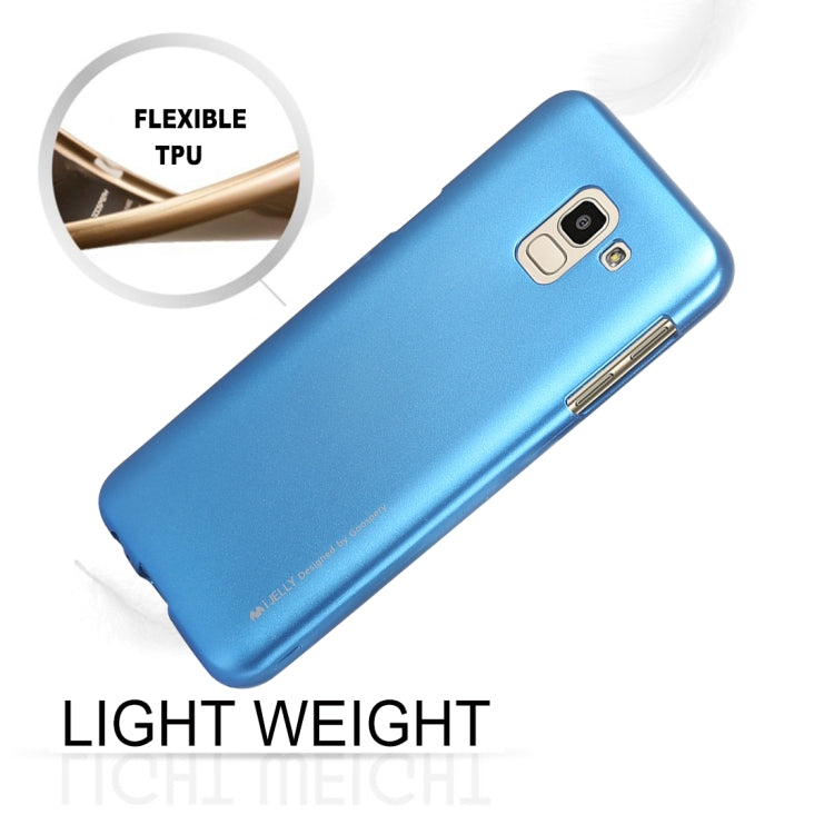 GOOSPERY I JELLY METAL Shockproof Soft TPU Case for Galaxy J6 (2018)