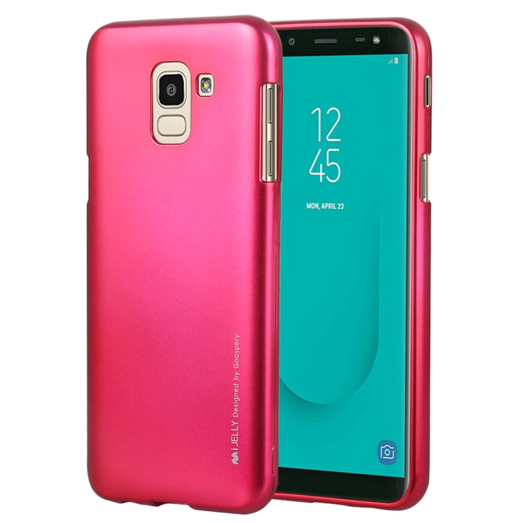 GOOSPERY I JELLY METAL Shockproof Soft TPU Case for Galaxy J6 (2018)