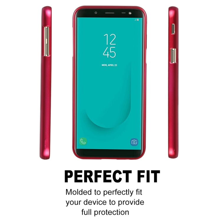 GOOSPERY I JELLY METAL Shockproof Soft TPU Case for Galaxy J6 (2018)