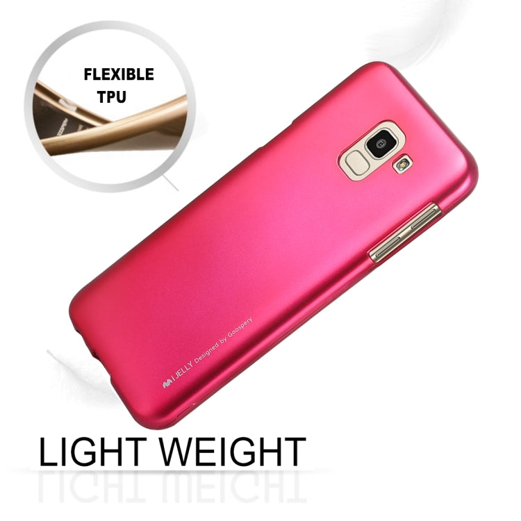 GOOSPERY I JELLY METAL Shockproof Soft TPU Case for Galaxy J6 (2018)