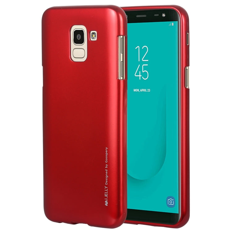 GOOSPERY I JELLY METAL Shockproof Soft TPU Case for Galaxy J6 (2018)
