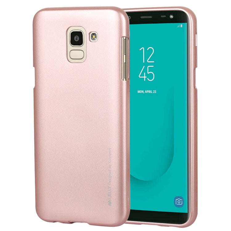 GOOSPERY I JELLY METAL Shockproof Soft TPU Case for Galaxy J6 (2018)