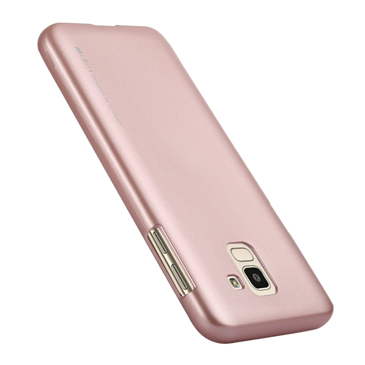 GOOSPERY I JELLY METAL Shockproof Soft TPU Case for Galaxy J6 (2018)
