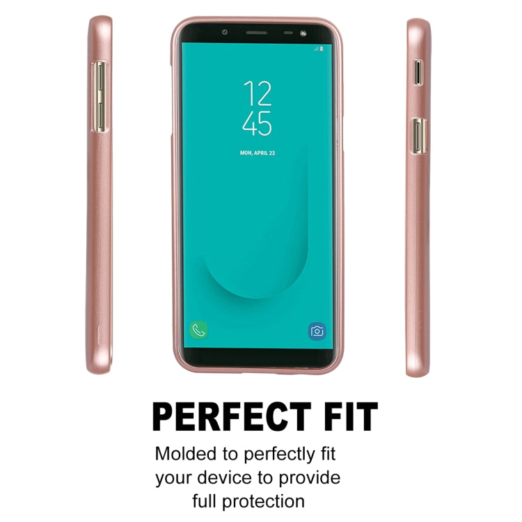 GOOSPERY I JELLY METAL Shockproof Soft TPU Case for Galaxy J6 (2018)