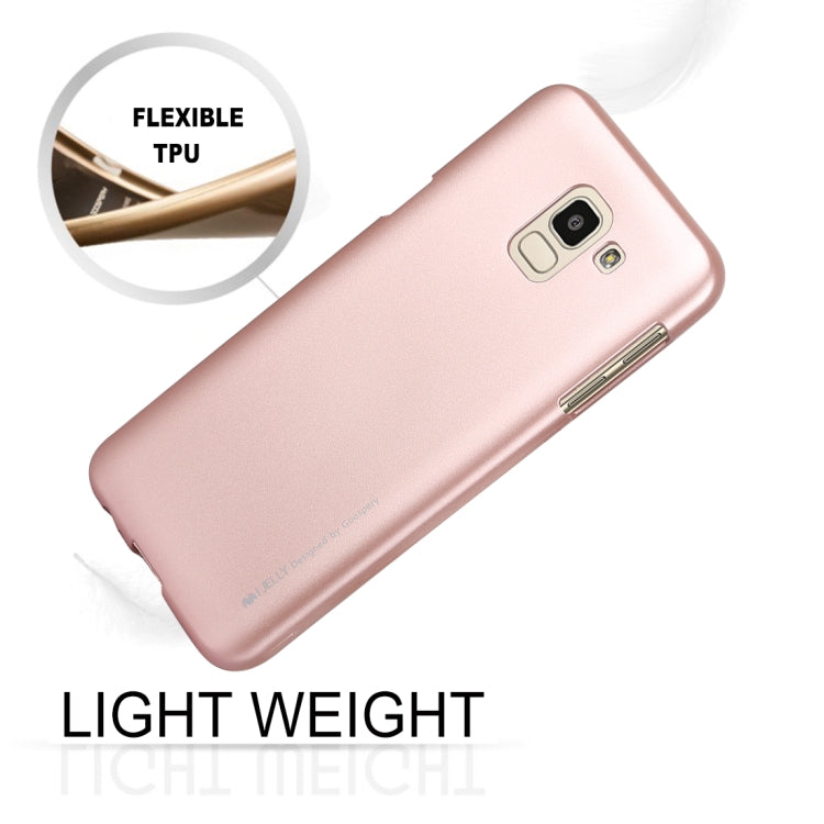 GOOSPERY I JELLY METAL Shockproof Soft TPU Case for Galaxy J6 (2018)