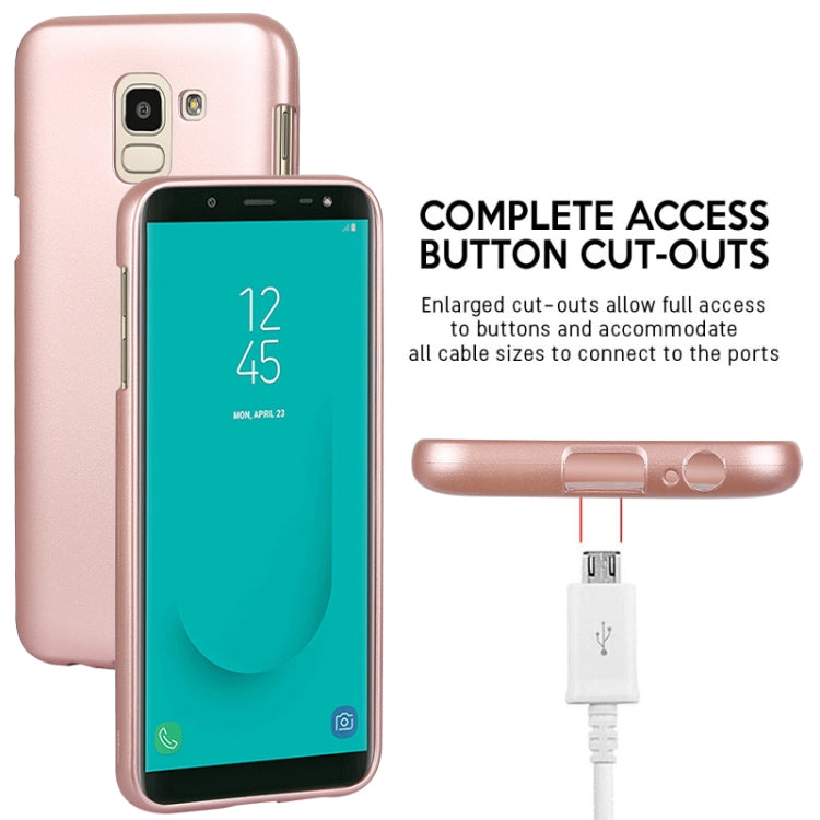 GOOSPERY I JELLY METAL Shockproof Soft TPU Case for Galaxy J6 (2018)