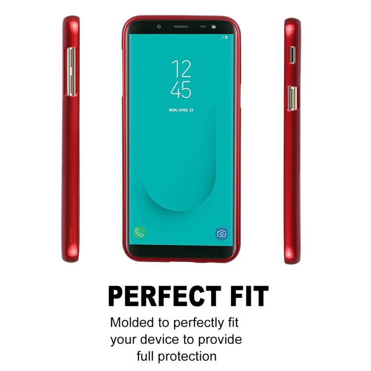 GOOSPERY I JELLY METAL Shockproof Soft TPU Case for Galaxy J6 (2018)