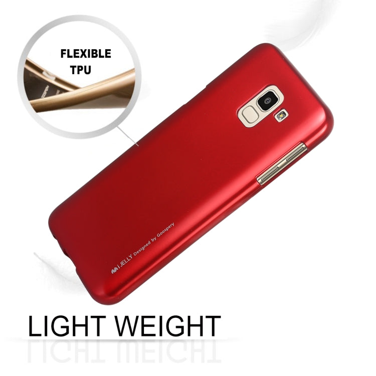 GOOSPERY I JELLY METAL Shockproof Soft TPU Case for Galaxy J6 (2018)
