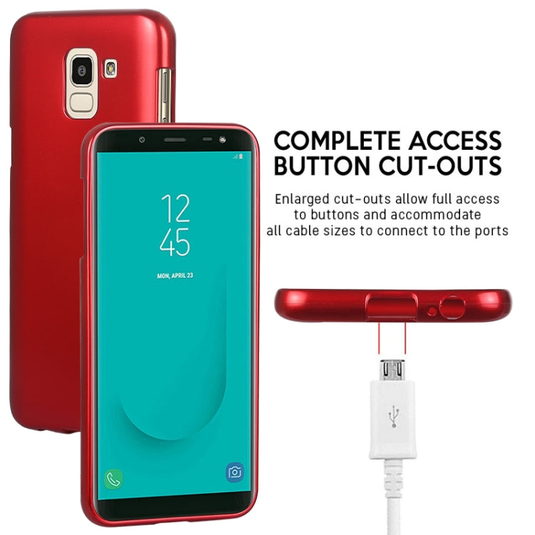 GOOSPERY I JELLY METAL Shockproof Soft TPU Case for Galaxy J6 (2018)