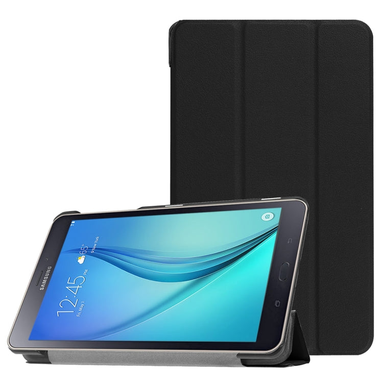 For Galaxy Tab A 8.0  T380 Custer Texture Horizontal Deformation Flip Leather Case with Three-folding Holder