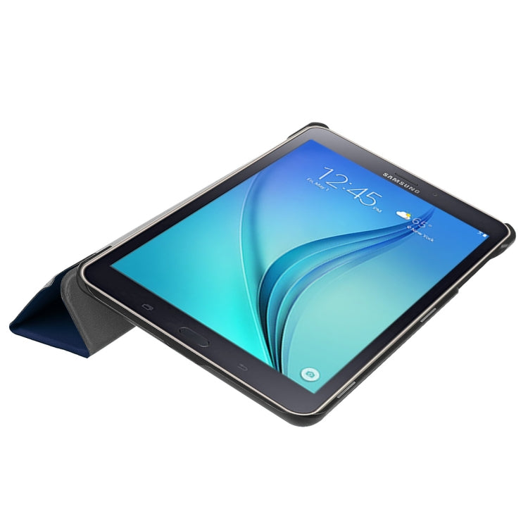 For Galaxy Tab A 8.0  T380 Custer Texture Horizontal Deformation Flip Leather Case with Three-folding Holder