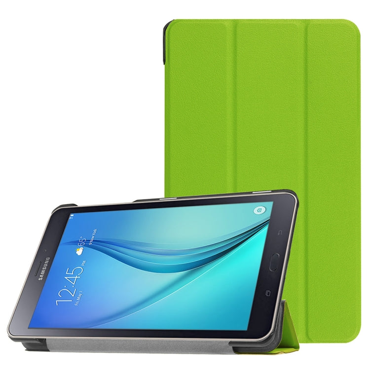 For Galaxy Tab A 8.0  T380 Custer Texture Horizontal Deformation Flip Leather Case with Three-folding Holder