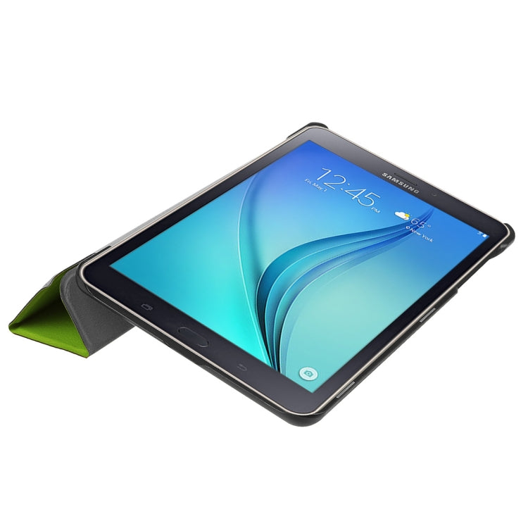 For Galaxy Tab A 8.0  T380 Custer Texture Horizontal Deformation Flip Leather Case with Three-folding Holder