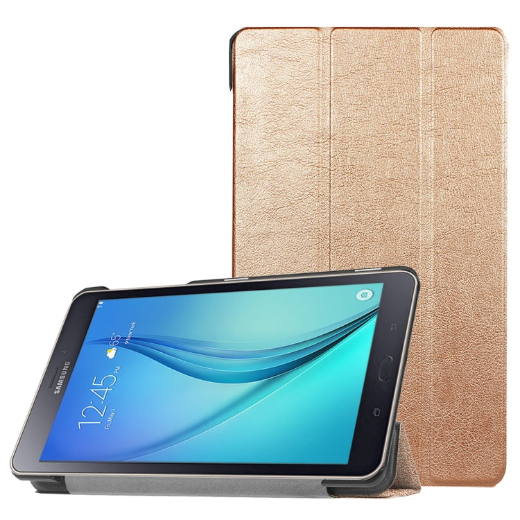 For Galaxy Tab A 8.0  T380 Custer Texture Horizontal Deformation Flip Leather Case with Three-folding Holder