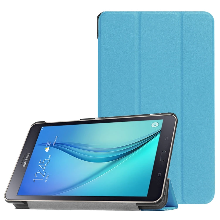 For Galaxy Tab A 8.0  T380 Custer Texture Horizontal Deformation Flip Leather Case with Three-folding Holder