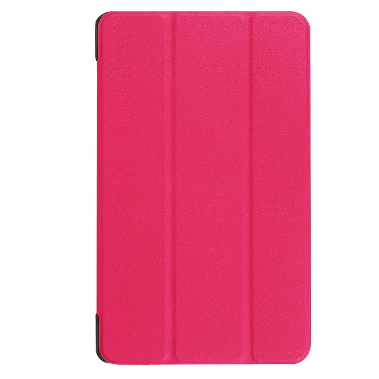 For Galaxy Tab A 8.0  T380 Custer Texture Horizontal Deformation Flip Leather Case with Three-folding Holder