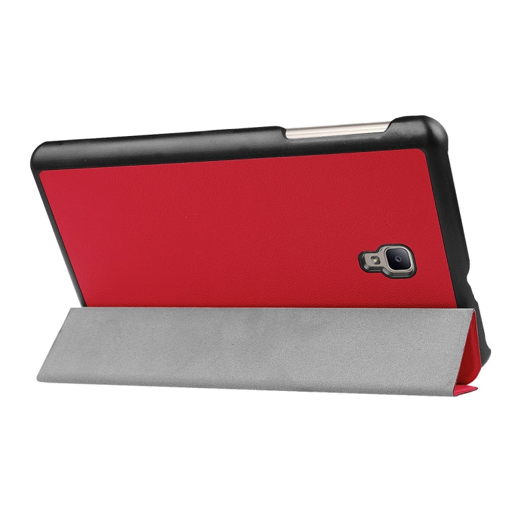 For Galaxy Tab A 8.0  T380 Custer Texture Horizontal Deformation Flip Leather Case with Three-folding Holder