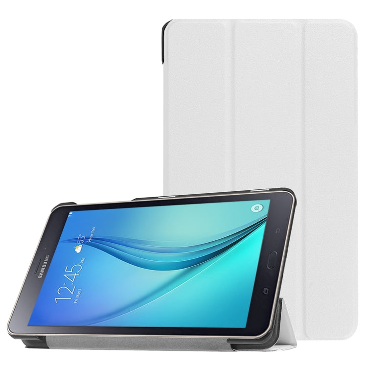 For Galaxy Tab A 8.0  T380 Custer Texture Horizontal Deformation Flip Leather Case with Three-folding Holder