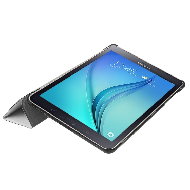 For Galaxy Tab A 8.0  T380 Custer Texture Horizontal Deformation Flip Leather Case with Three-folding Holder