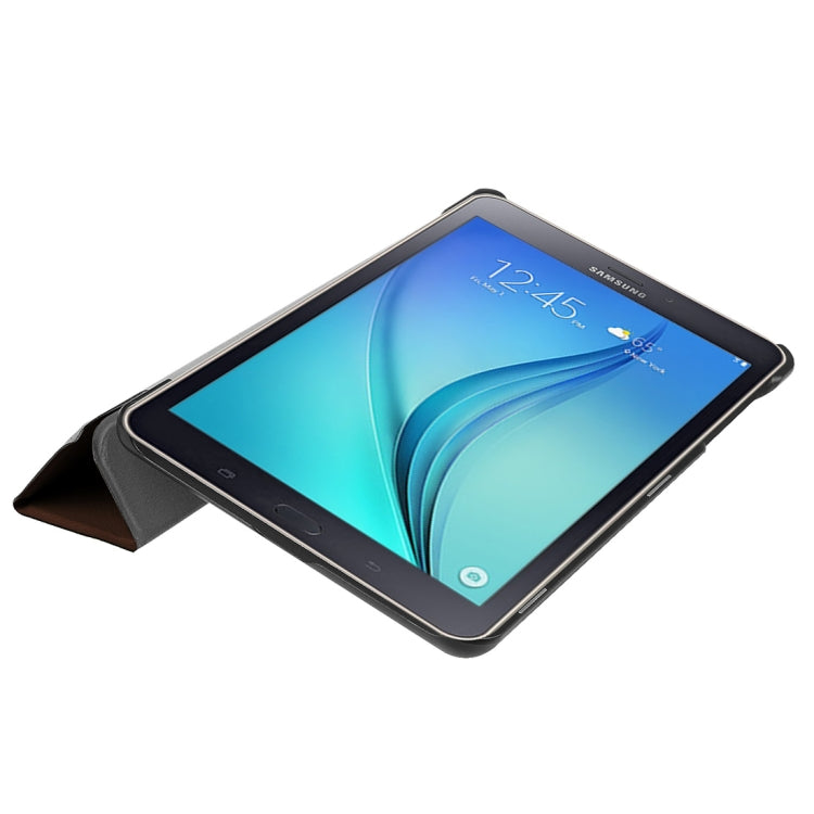 For Galaxy Tab A 8.0  T380 Custer Texture Horizontal Deformation Flip Leather Case with Three-folding Holder