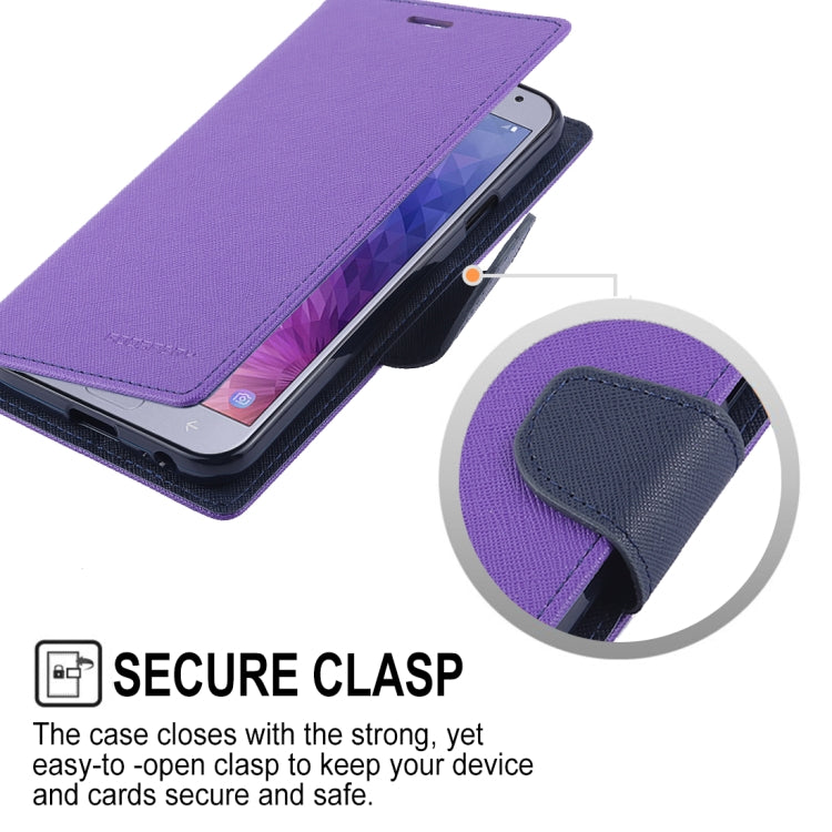 GOOSPERY FANCY DIARY Horizontal Flip Leather Case for Galaxy J4 (2018), with Holder & Card Slots & Wallet