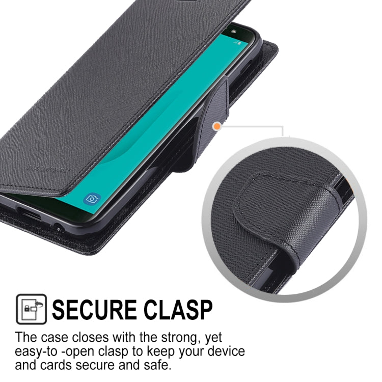 GOOSPERY FANCY DIARY Horizontal Flip Leather Case for Galaxy J6 (2018), with Holder & Card Slots & Wallet