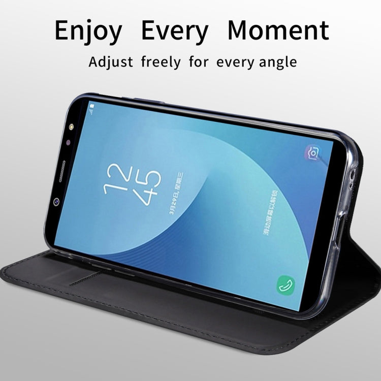 DZGOGO ISKIN Series Slight Frosted PU+ TPU  Case for Galaxy A6 (2018)