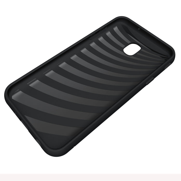 Brushed Texture Case for Galaxy J7 (2018), with Holder & Card Slot