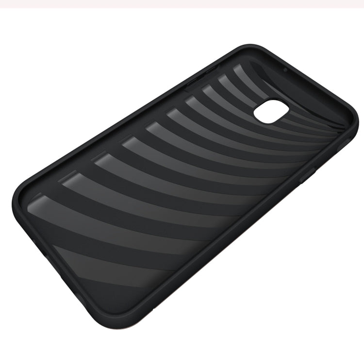 Brushed Texture Case for Galaxy J7 (2018), with Holder & Card Slot