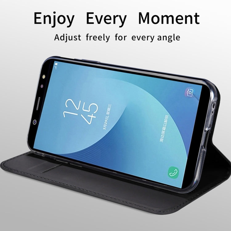 DZGOGO ISKIN Series Slight Frosted PU+ TPU  Case for Galaxy A6+ (2018)